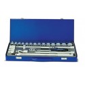 Cliquet et douilles 1/2"  24 pièces DRAKKAR TOOLS