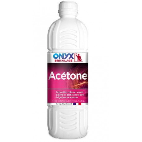 BOUTEILLE 1L ACÉTONE ONYX BRICOLAGE